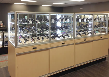 custom gun display cases