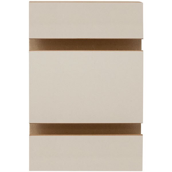 Almond Slatwall Melamine Grooved KC Store Fixtures