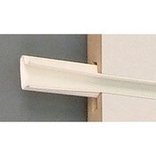 Color snap slatwall insert 96" long 16 inserts/set-White