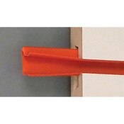 Color snap slatwall insert 96" long 16 inserts/set-Red