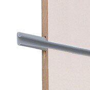 Color snap slatwall insert 96" long 16 inserts/set-Gray