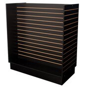 Slatwall H-unit 48"x24"x54" high - black