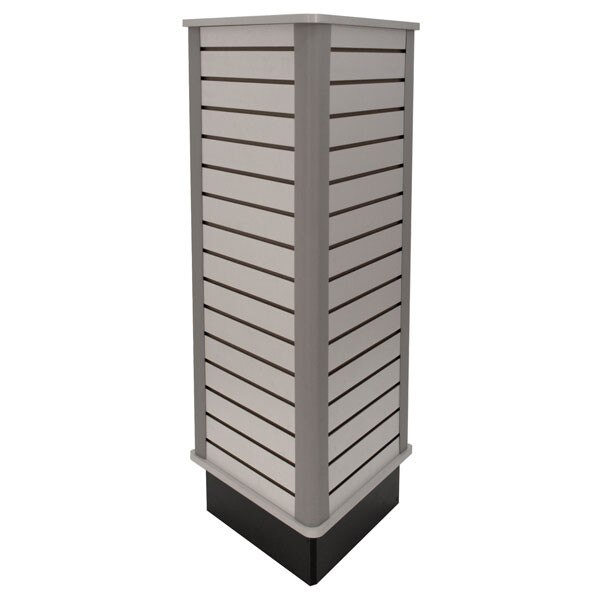 Slatwall triangle unit 24" wide x 54" high - gray