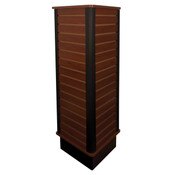 Slatwall triangle unit 24" wide x 54" high - cherry