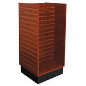 Slatwall H-unit 24"x24"x54" high - cherry