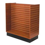 Slatwall H-unit 48"x24"x54" high - cherry