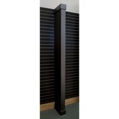 Wing wallblack boxed w/ slatwall hr bracket