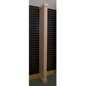Boxed wing wall - maple with slatwall bracket