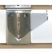 Slatwall 8" shelf bracket-chrome