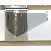 Slatwall 10" shelf bracket-chrome
