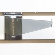 Slatwall 16" shelf bracket-chrome