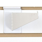 Slatwall 10" shelf bracket-white