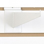 Slatwall 12" shelf bracket-white