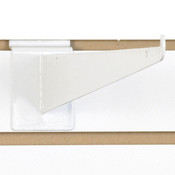 Slatwall 14" shelf bracket-white