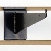 Slatwall 10" shelf bracket-black
