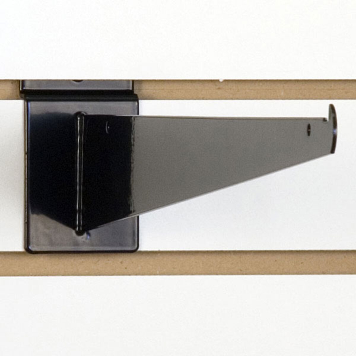 Slatwall 16" shelf bracket-black