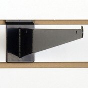 Slatwall 16" shelf bracket-black