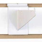 Slatwall 6" shelf bracket-white