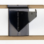 Slatwall 6" shelf bracket-black