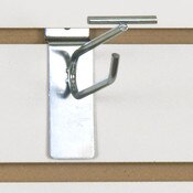 Slatwall scanner hook 4"-zinc finish