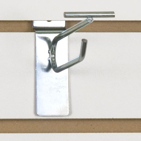 Slatwall scanner hook 4"-zinc finish