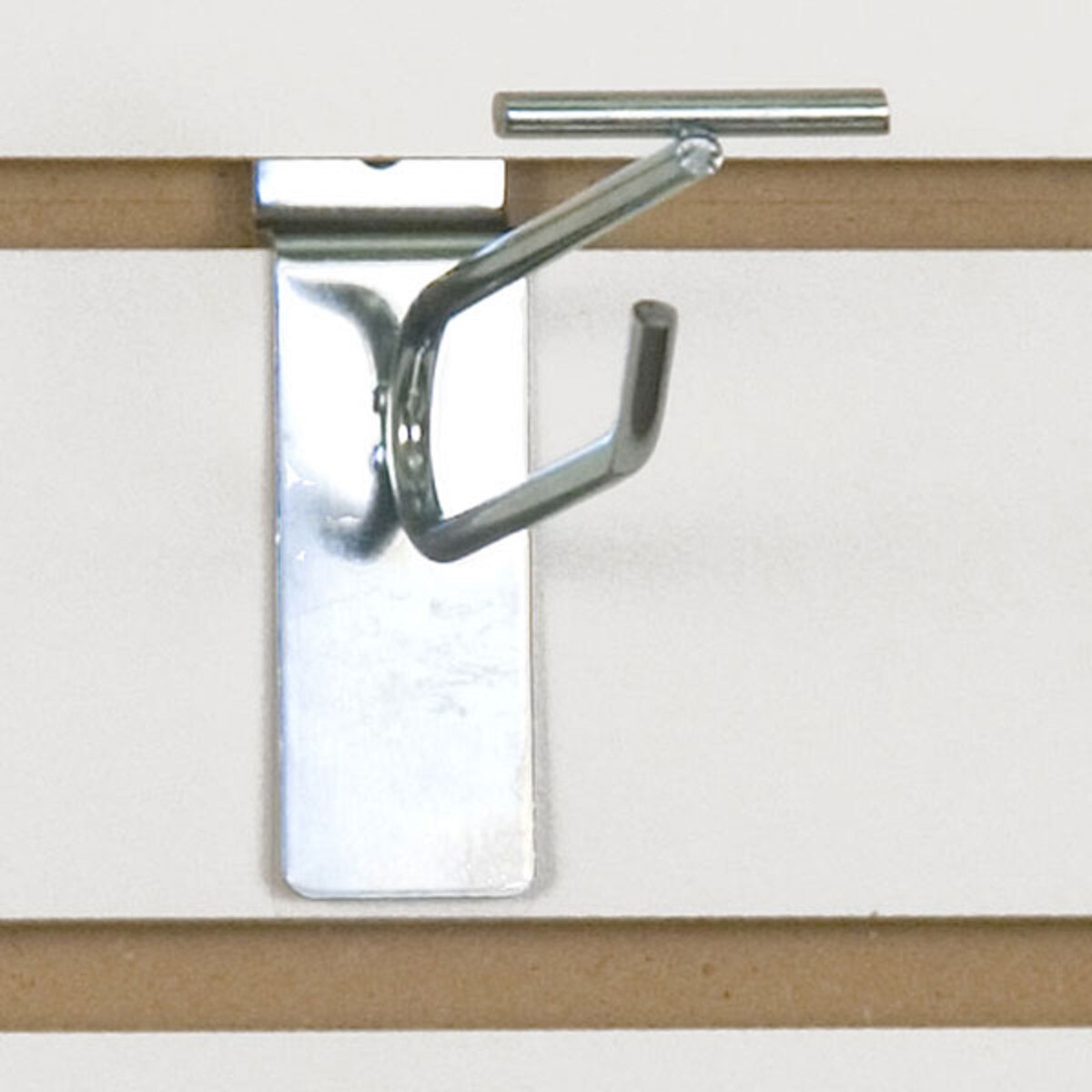 Slatwall scanner hook 4"-zinc finish