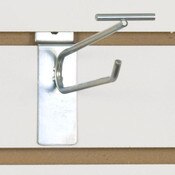 Slatwall scanner hook 6"-zinc finish