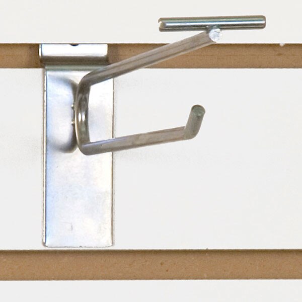Slatwall scanner hook 8"-zinc finish