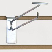 Slatwall scanner hook 12"-zinc finish