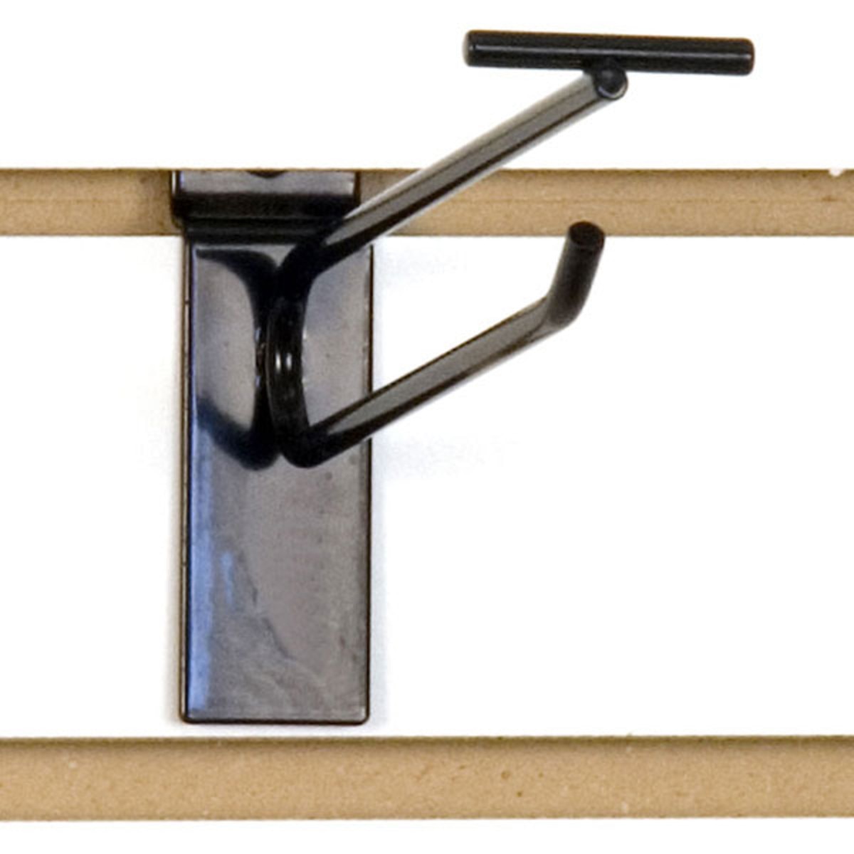 Slatwall scanner hook 6"-black finish
