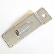 Slatwall picture hook - chrome