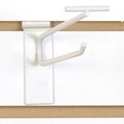 Slatwall scanner hook 6"-white