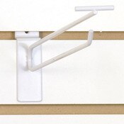 Slatwall scanner hook 10"-white