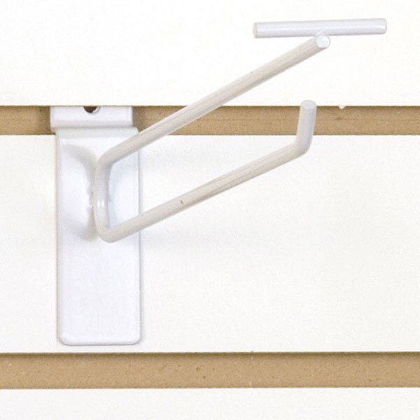 Slatwall scanner hook 10"-white