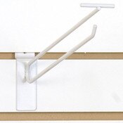 Slatwall scanner hook 12"-white