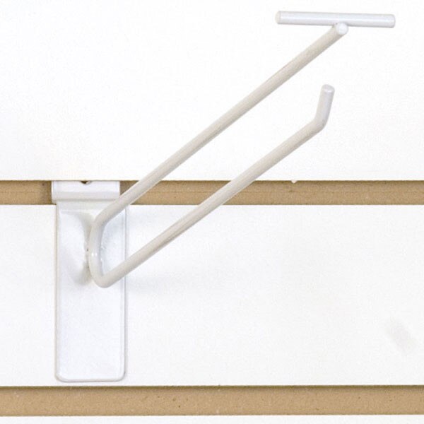 Slatwall Scanner Hook - 12in. White Finish