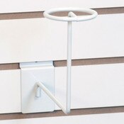 Slatwall millinery rack - white