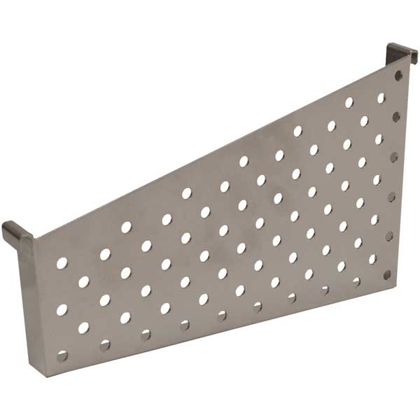 Perforated clearance metal basket