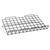 Adjustable slatwall shelf 24"w x 14"d - black