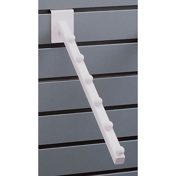 Slatwall 6-ball waterfall– white