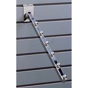 Slatwall 6-ball waterfall– chrome