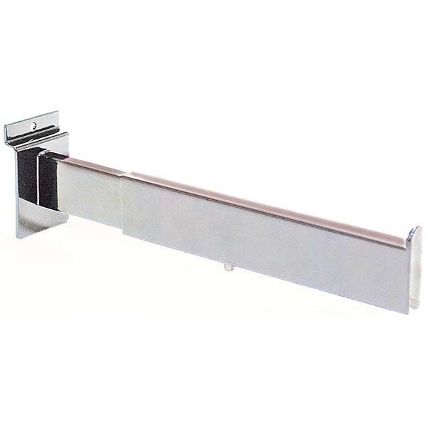 Adjustable Faceout for Slatwall - Chrome