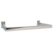 Slatwall Hang Bar / Shelf Support - Chrome