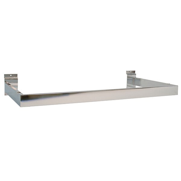 Slatwall Hang Bar / Shelf Support - Chrome