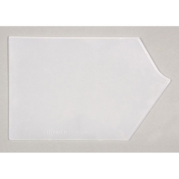 Slatbox divider C - clear