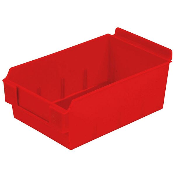 Shelfbox 200-9.25"d x 5.51"w x 3.74"h red
