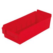 Shelfbox 300-13.18"d x 5.51"w x 3.74"h red