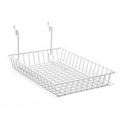 Basket 10"w x 14"d x 2"h Universal fit - white