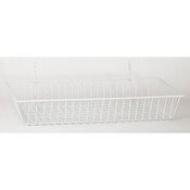 Basket 24"w x 12"d x 4"h Universal fit - white