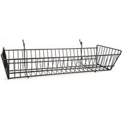 Wire Basket 24w x 10d x 5h - black